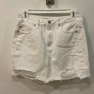 White American eagle denim skirt